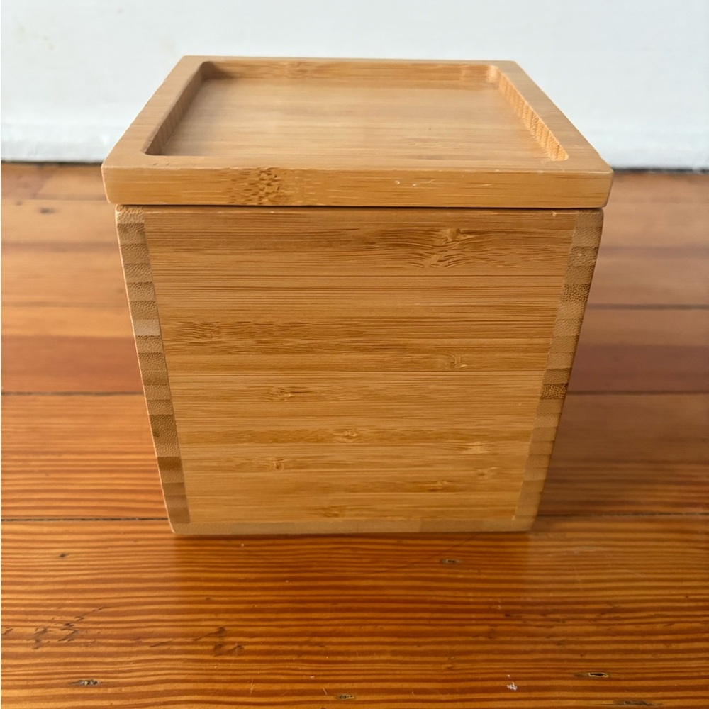 IKEA Bamboo Organizer Box - Light Brown